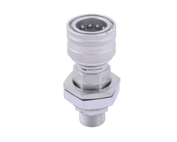 Szybkozłącze hydrauliczne gniazdo long M22x1.5 gwint zewnętrzny EURO (Adaptacja starego typu 504900) (9199822G/ST) (ISO 7241-A) Waryński