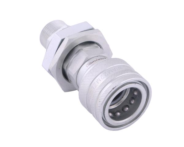 Szybkozłącze hydrauliczne gniazdo long M22x1.5 gwint zewnętrzny EURO (Adaptacja starego typu 504900) (9199822G/ST) (ISO 7241-A) Waryński