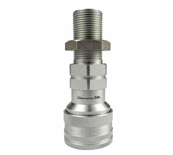 Szybkozłącze hydrauliczne gniazdo long M22x1.5 gwint zewnętrzny EURO (9100822GL) (ISO 7241-A) Waryński