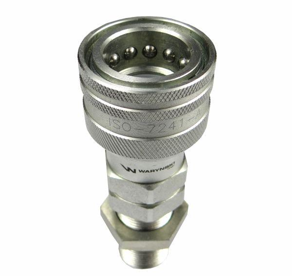 Szybkozłącze hydrauliczne gniazdo long M22x1.5 gwint zewnętrzny EURO (9100822GL) (ISO 7241-A) Waryński