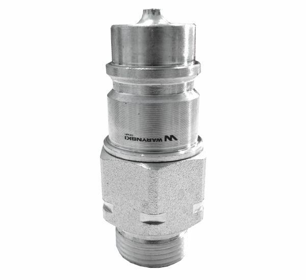 Szybkozłącze hydrauliczne wtyczka M22x1.5 gwint zewnętrzny EURO (9100822W) (ISO 7241-A) Waryński (opakowanie 50szt)