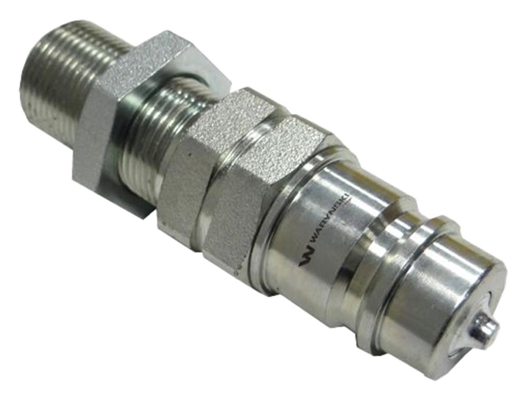 Szybkozłącze hydrauliczne wtyczka long M22x1.5 gwint zewnętrzny EURO (9100822W) (ISO 7241-A) Waryński (opakowanie 50szt)