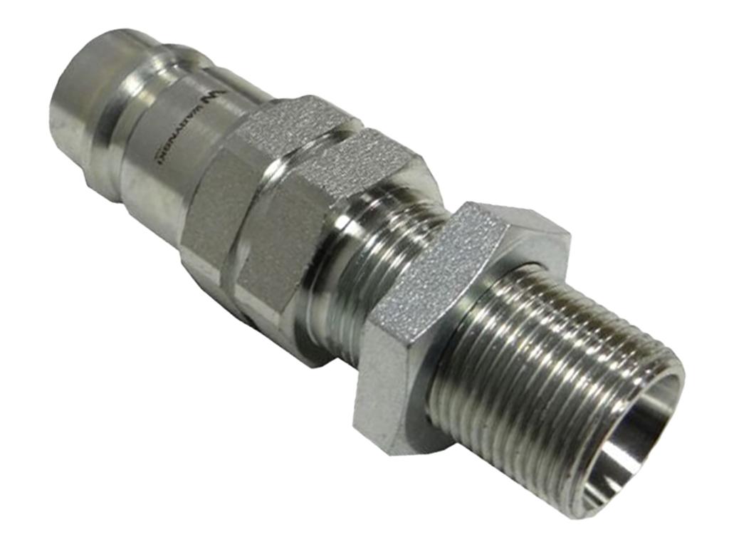 Szybkozłącze hydrauliczne wtyczka long M22x1.5 gwint zewnętrzny EURO (9100822W) (ISO 7241-A) Waryński (opakowanie 50szt)