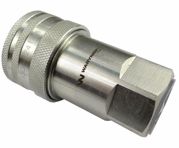 Szybkozłącze hydrauliczne gniazdo G1/2"BSP gwint wewnętrzny ISO 7241-A Waryński