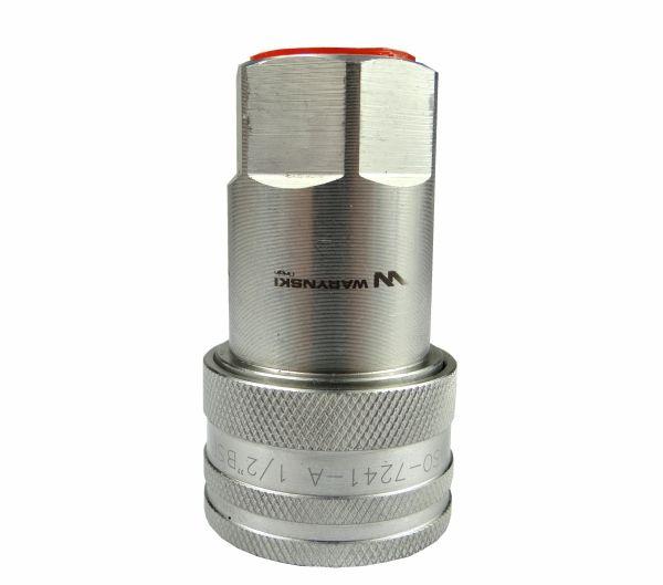 Szybkozłącze hydrauliczne gniazdo G1/2"BSP gwint wewnętrzny ISO 7241-A Waryński