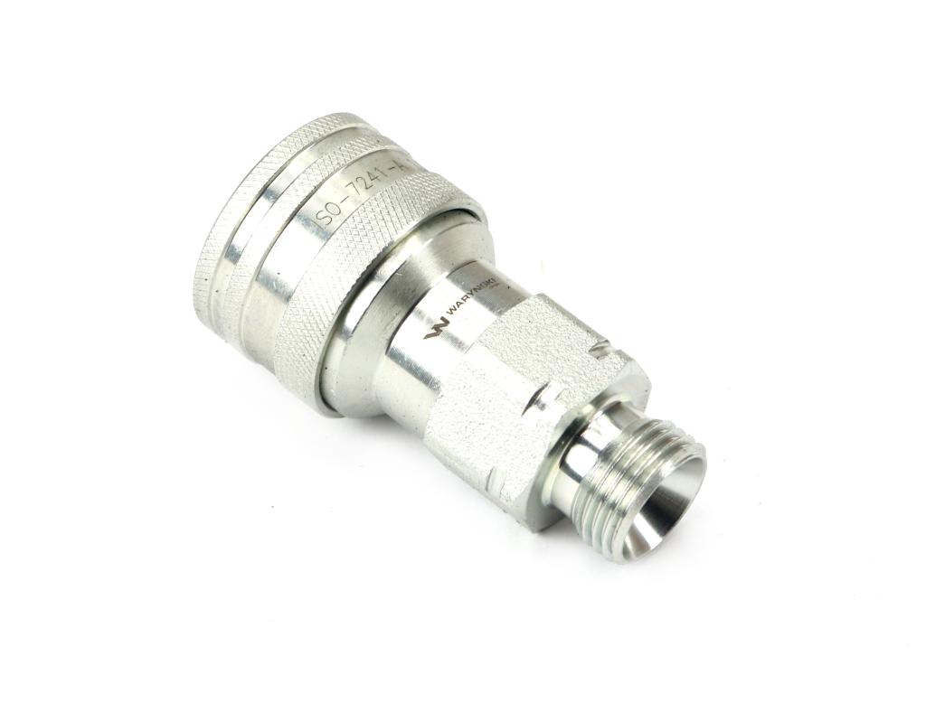 Szybkozłącze hydrauliczne gniazdo G1/2"BSP gwint zewnętrzny EURO ISO 7241-A Waryński