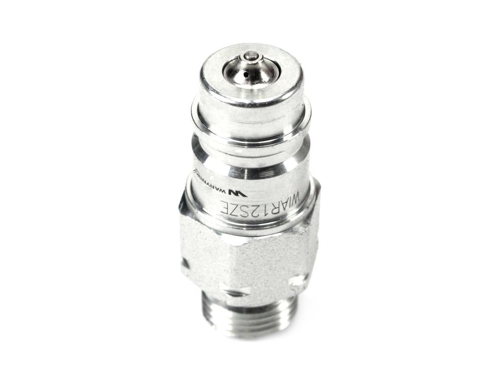 Szybkozłącze hydrauliczne wtyczka G1/2"BSP gwint zewnętrzny  EURO ISO 7241-A z eliminatorem ciśnienia Waryński