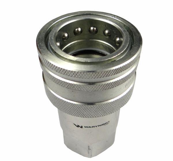 Szybkozłącze hydrauliczne gniazdo G1/4"BSP gwint wewnętrzny ISO 7241-A Waryński