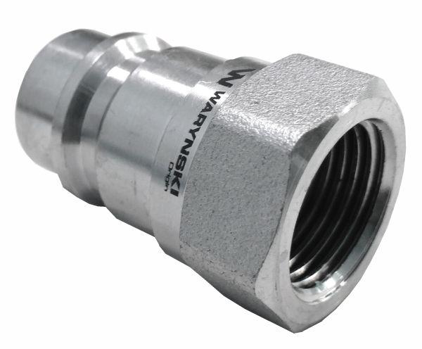 Szybkozłącze hydrauliczne wtyczka G1/4"BSP gwint wewnętrzny ISO 7241-A Waryński