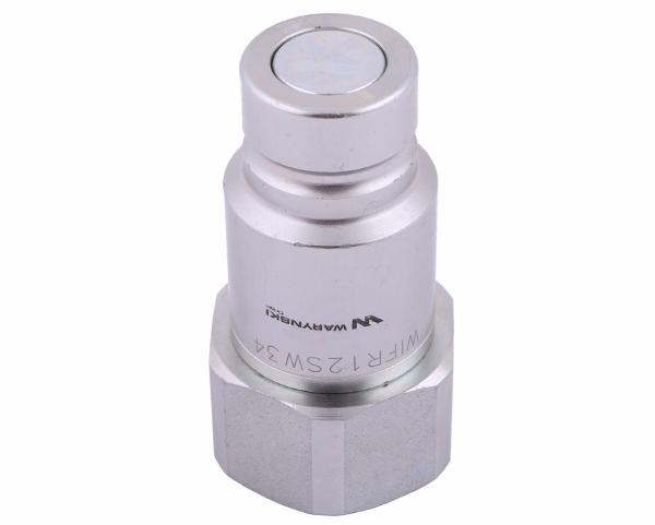 Szybkozłącze hydrauliczne suchoodcinające (rozmiar 1/2) wtyczka G3/4"BSP gwint wewnętrzny ISO16028 Waryński