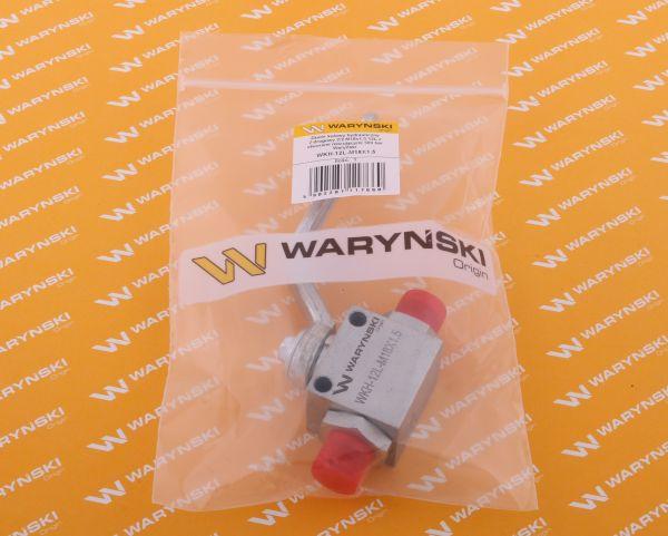 Zawór kulowy hydrauliczny 2-drogowy 2/2 M18x1.5 12L z otworami mocującymi 500 bar Waryński