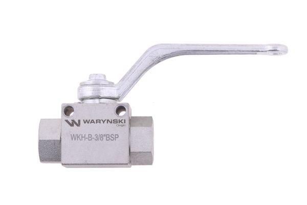 Zawór kulowy hydrauliczny 2-drogowy 2/2 - 3/8"BSP z otworami mocującymi 500 bar Waryński