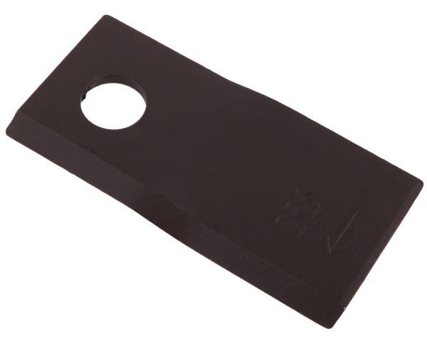 Nóż. nożyk kosiarka prawy 107x48x4mm otwór 18.5 zastosowanie 90261560 99361560 Vicon WARYŃSKI ( sprzedawane po 25 )