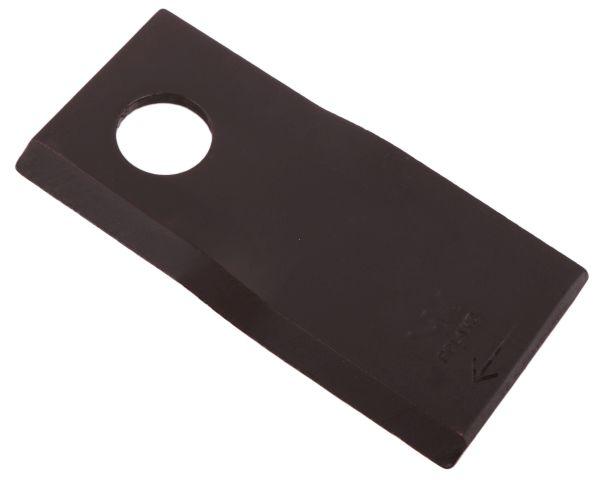 Nóż. nożyk kosiarka prawy 107x50x4mm otwór 19 zastosowanie 13800032 JF-Stoll WARYŃSKI ( sprzedawane po 25 )