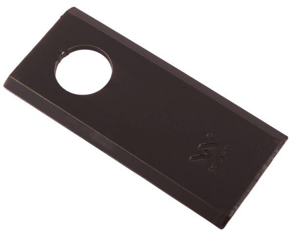 Nóż. nożyk kosiarka 90X40X3mm otwór 19 zastosowanie 06561543 MT 52 Deutz-Fahr WARYŃSKI ( sprzedawane po 25 )