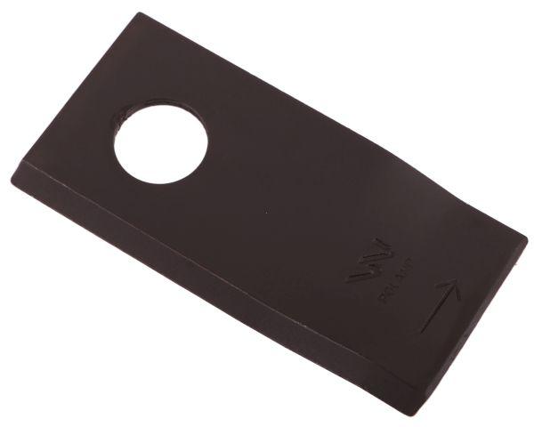 Nóż. nożyk kosiarka lewy 96x48x3mm otwór 19 zastosowanie 434979 Pottinger WARYŃSKI ( sprzedawane po 25 )