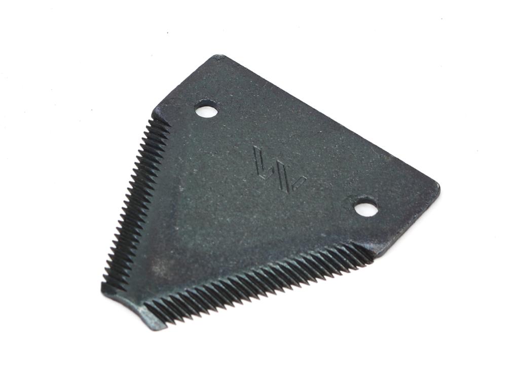Nóż żniwny 82x76x2.8mm otwór 6.3 zastosowanie 321219850 Laverda WARYŃSKI ( sprzedawane po 25 )
