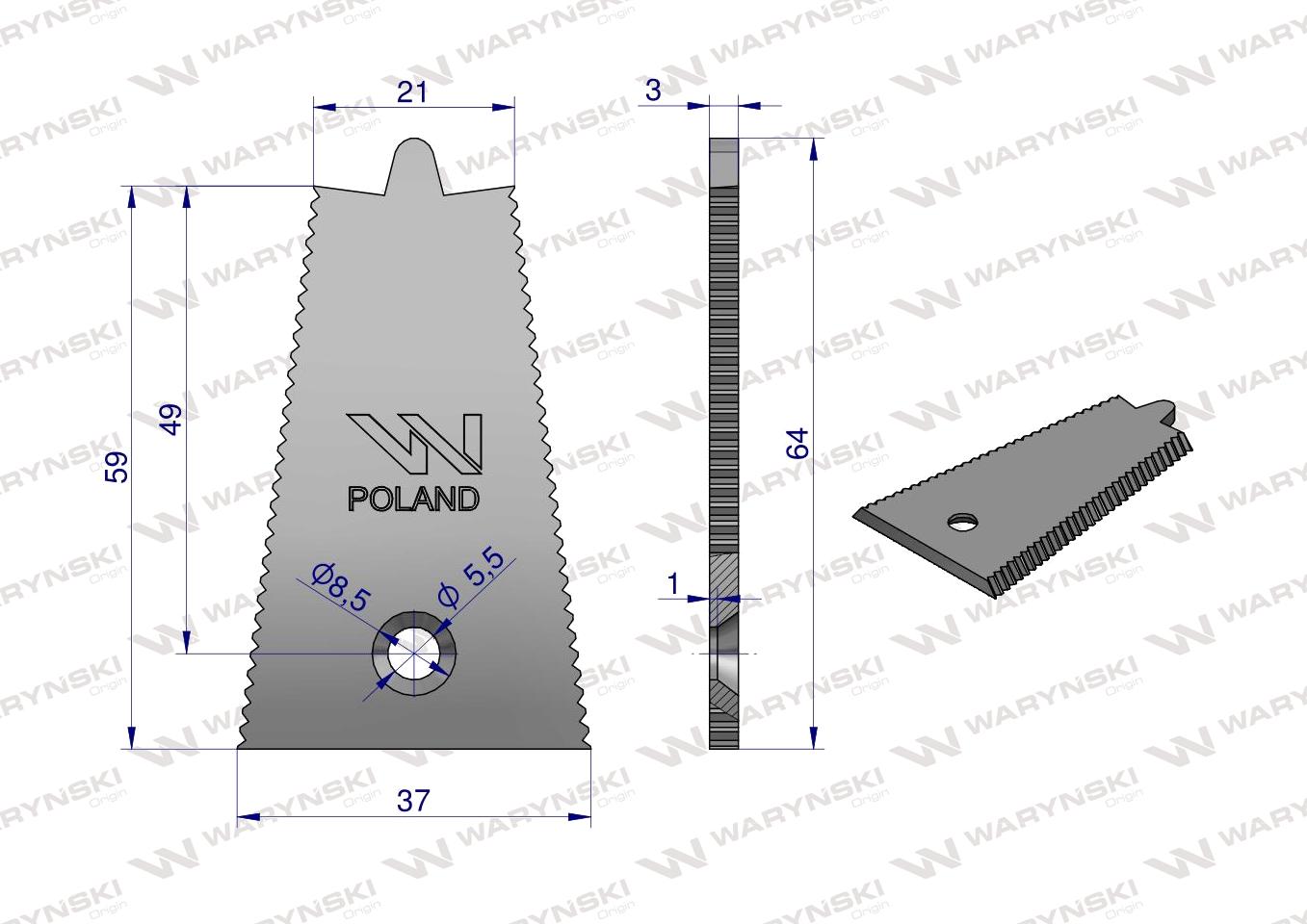 Stalka Bizon 5040002049 WARYŃSKI ( sprzedawane po 50 )