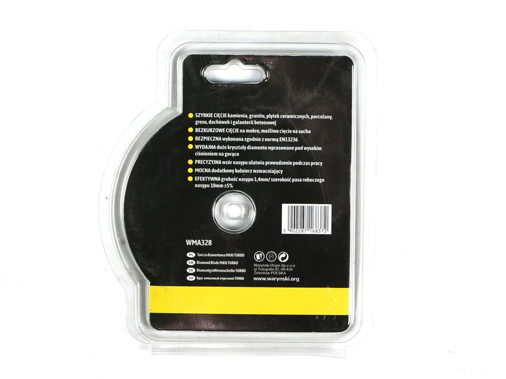 Tarcza diamentowa MAXI 115 x 22.23 mm Waryński
