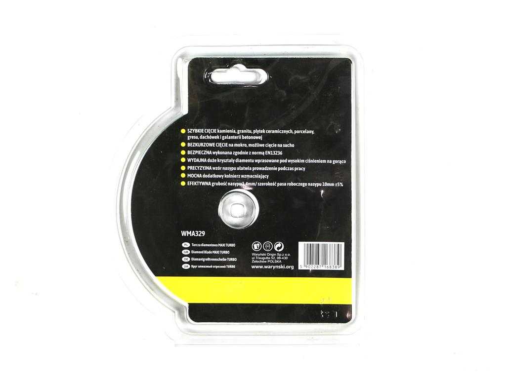 Tarcza diamentowa MAXI 125 x 22.23 mm Waryński