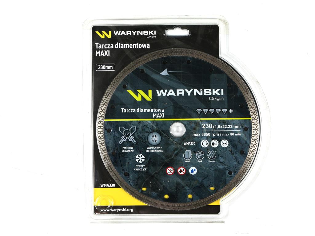 Tarcza diamentowa MAXI 230 x 22.23 mm Waryński