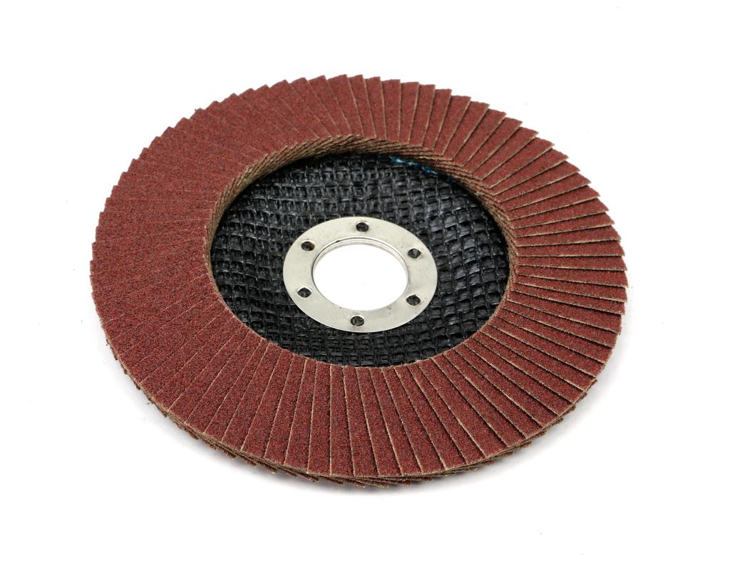 Tarcza do szlifierki 125 mm lamelkowa z elektrokorundem GR80 (sprzedawana po 10 szt.) Waryński