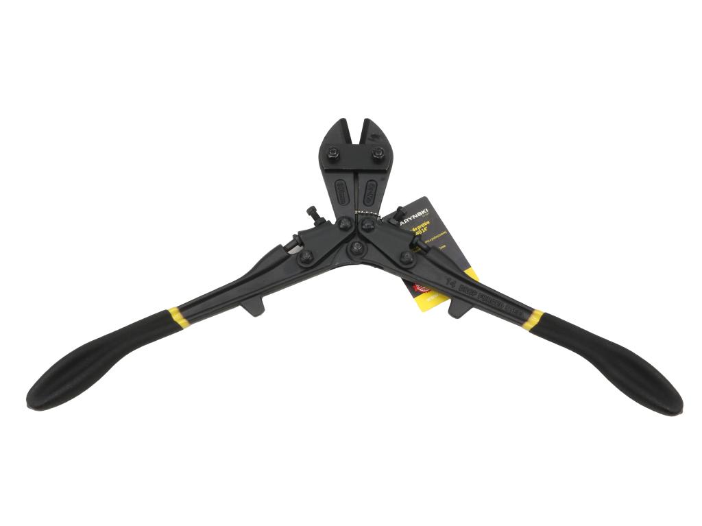 Nożyce do prętów, kute 14" z ostrzami ze stali CrMo, Waryński