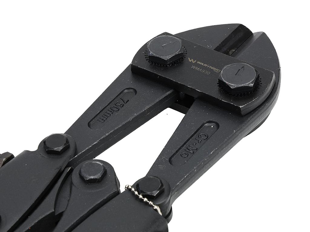 Nożyce do prętów, kute 30" z ostrzami ze stali CrMo, Waryński