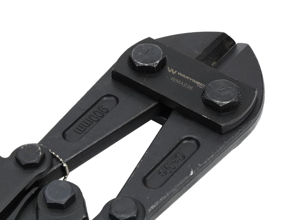 Nożyce do prętów, kute 36" z ostrzami ze stali CrMo, Waryński