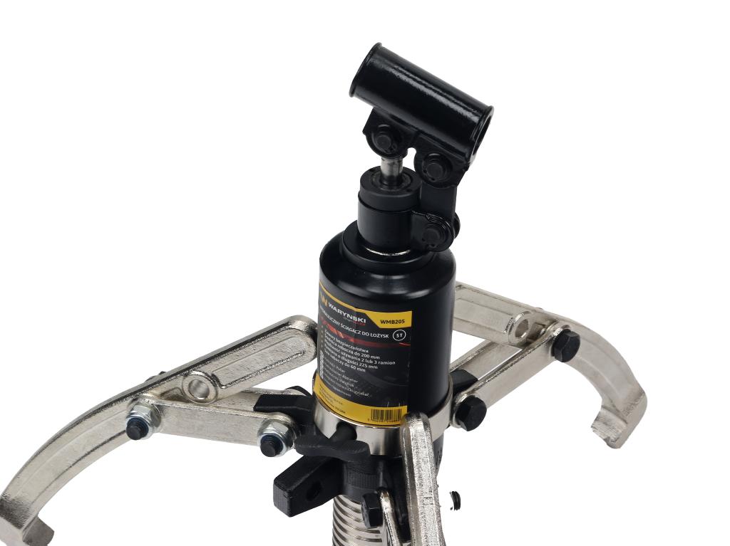 Ściągacz do łożysk, hydrauliczny 5T z zaworami bezpieczeństwa, Waryński