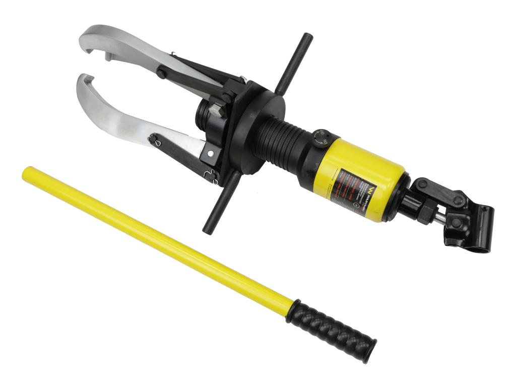 Ściągacz do łożysk, hydrauliczny 10T z zaworami bezpieczeństwa i pierścieniem zabezpieczającym, Waryński