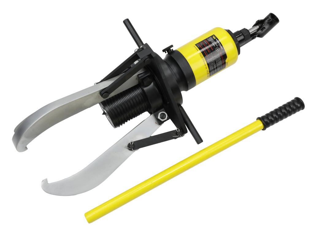 Ściągacz do łożysk, hydrauliczny 20T z zaworami bezpieczeństwa i pierścieniem zabezpieczającym, Waryński