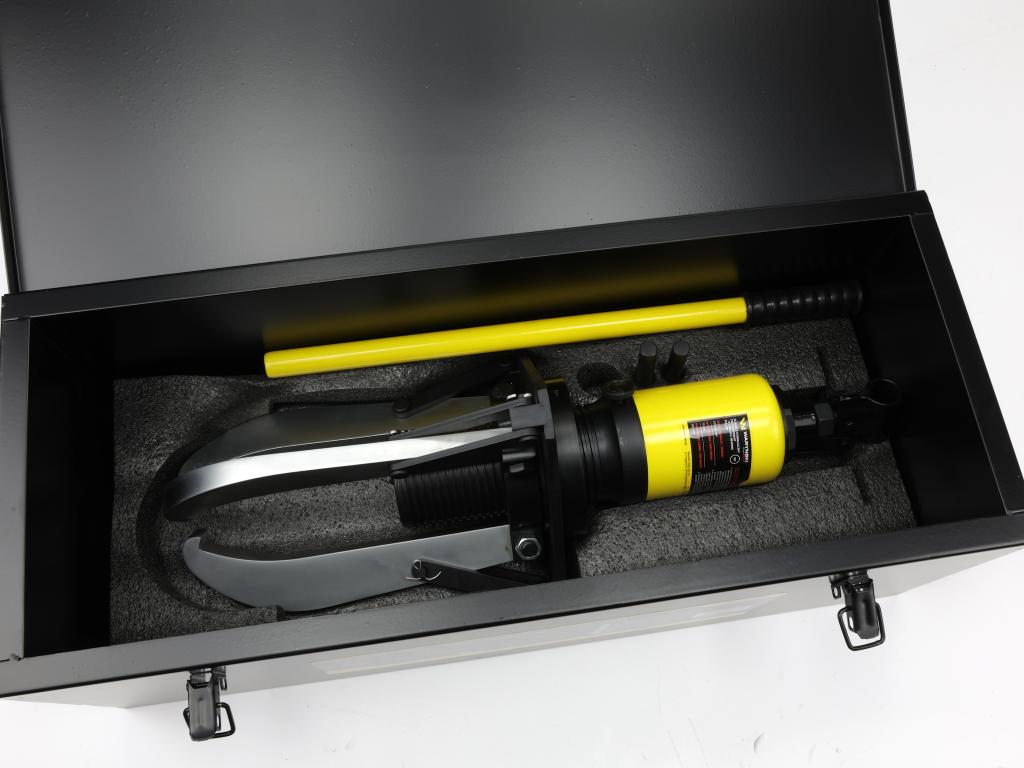 Ściągacz do łożysk, hydrauliczny 20T z zaworami bezpieczeństwa i pierścieniem zabezpieczającym, Waryński