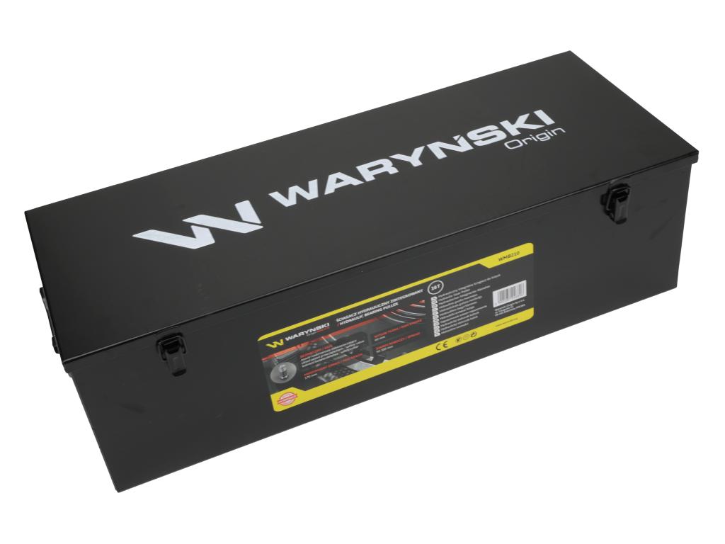 Ściągacz do łożysk, hydrauliczny 20T z zaworami bezpieczeństwa i pierścieniem zabezpieczającym, Waryński