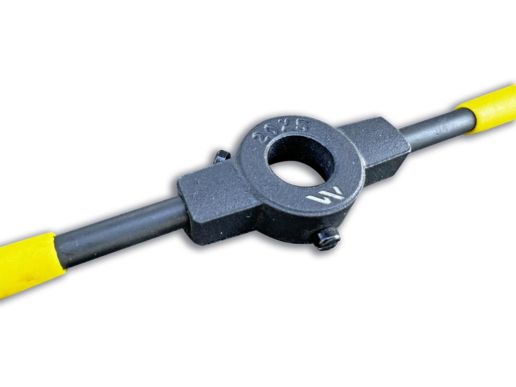 Oprawka wzmocniona pokrętło do narzynek ręcznych  20x 5mm (M3-M4) Waryński