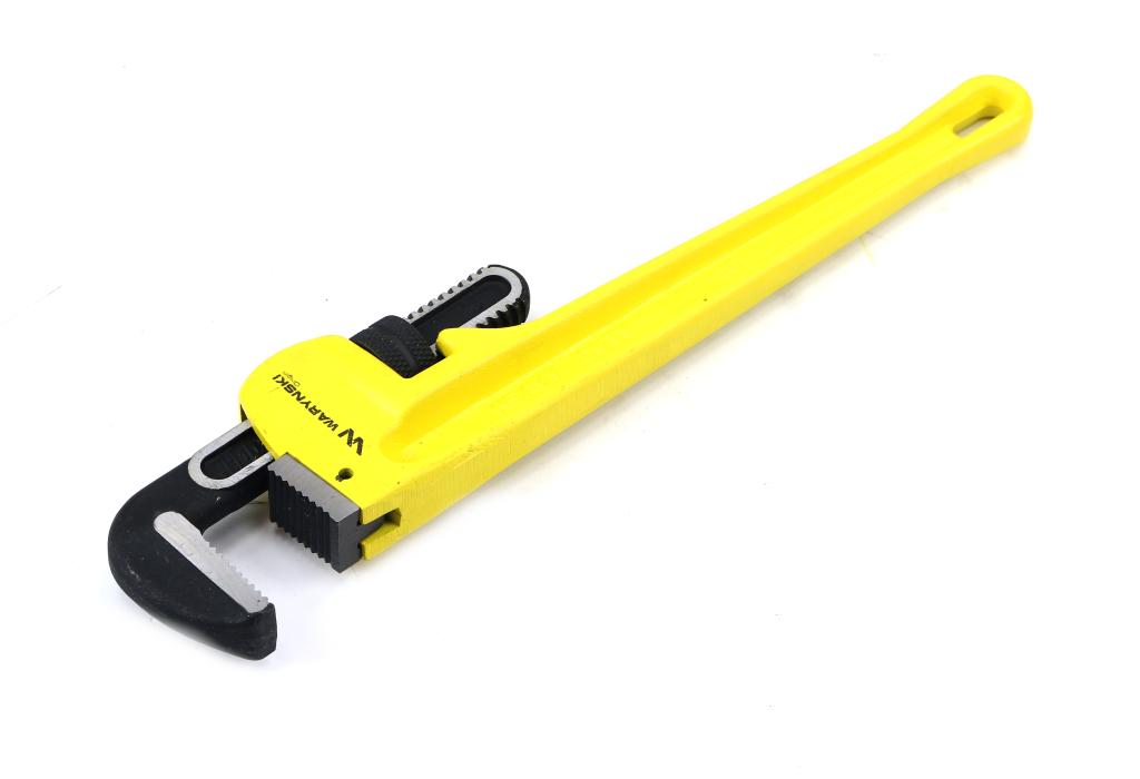 Klucz do rur typ amerykański  8" wzmocniony szczęki CrMo max średnica 30 mm Waryński