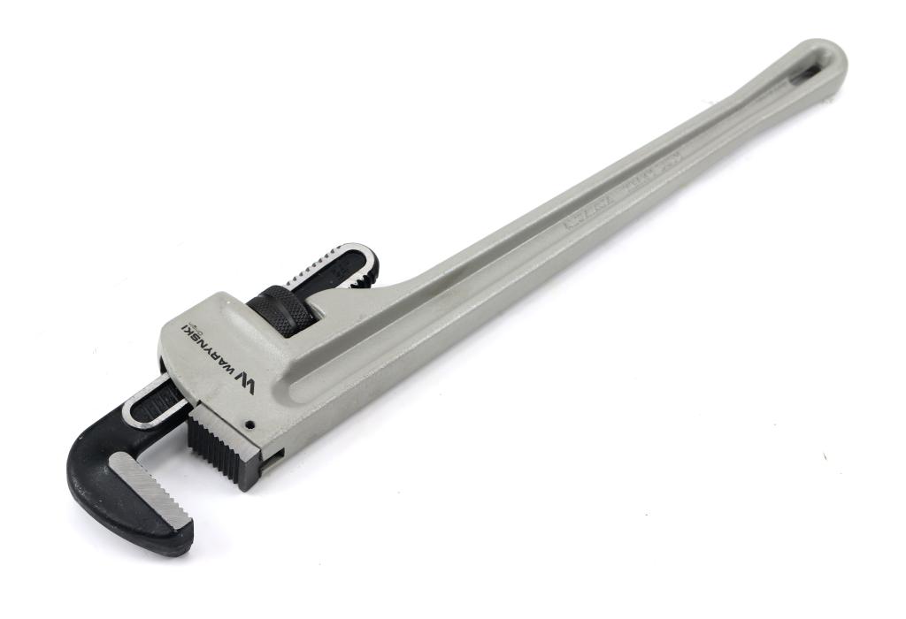 Klucz do rur typ amerykański   24" uchwyt aluminium wzmocniony szczęki CrMo max średnica Waryński