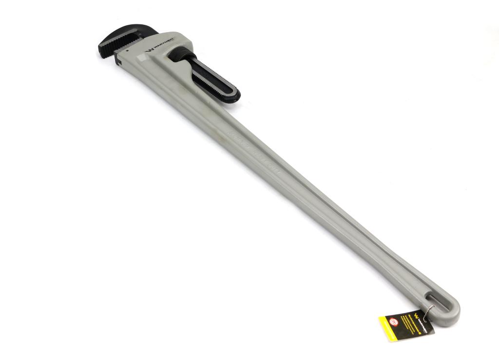 Klucz do rur typ amerykański  48" uchwyt aluminium wzmocniony szczęki CrMo max średnica Waryński