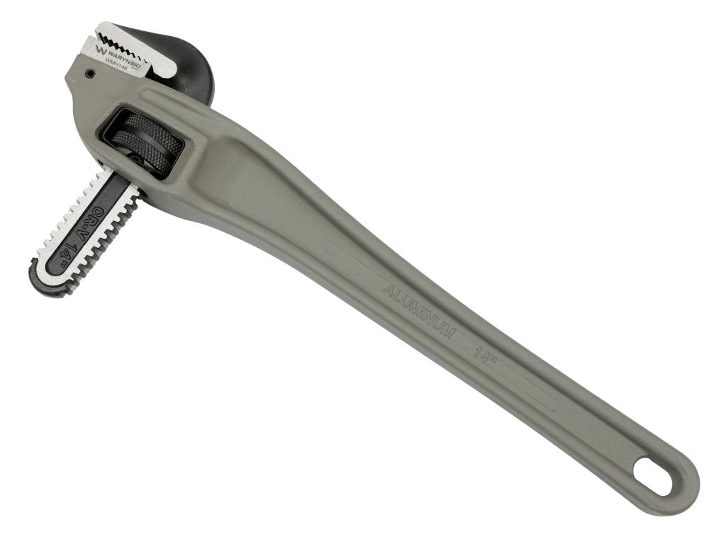Klucz do rur, typ amerykański 14" kątowy uchwyt aluminium wzmocniony, Waryński