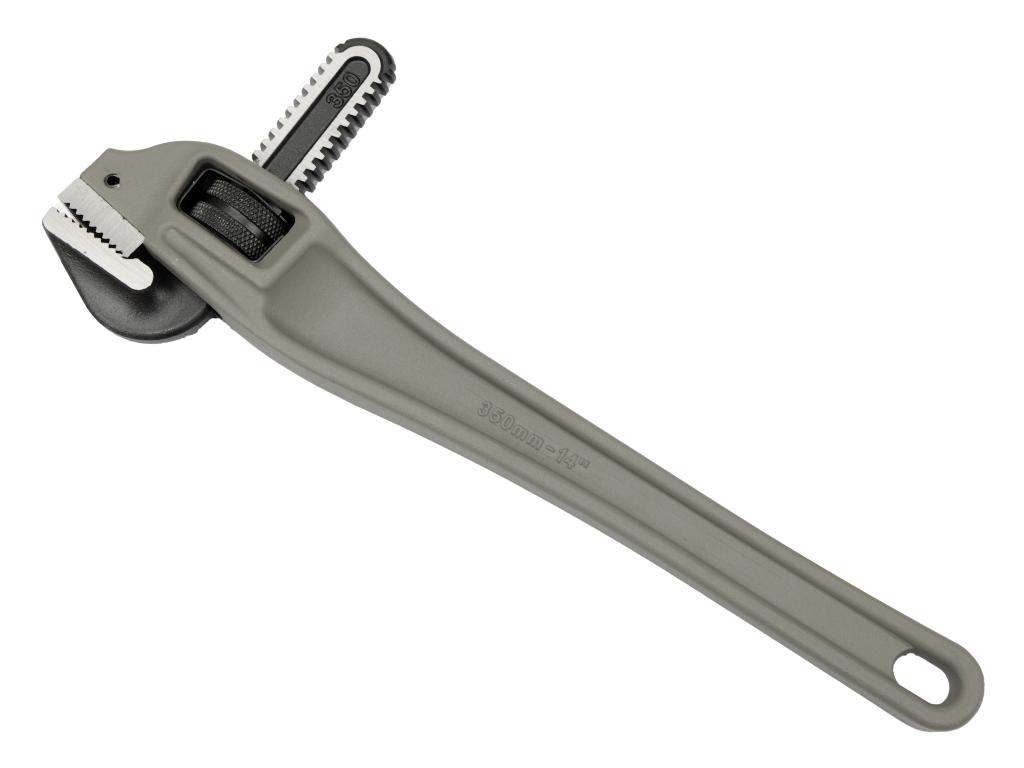 Klucz do rur, typ amerykański 14" kątowy uchwyt aluminium wzmocniony, Waryński