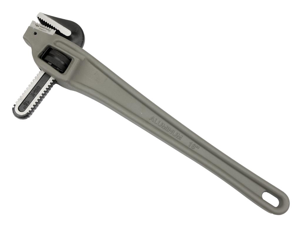 Klucz do rur, typ amerykański 18" kątowy uchwyt aluminium wzmocniony, Waryński