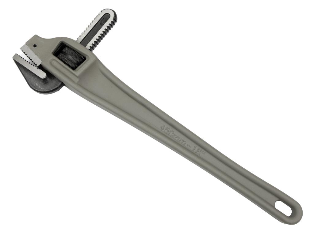 Klucz do rur, typ amerykański 18" kątowy uchwyt aluminium wzmocniony, Waryński