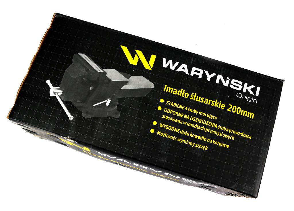 Imadło ślusarskie przemysłowe z żeliwa sferoidalnego obrotowe 200 mm Waryński