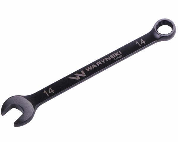 Klucz płasko-oczkowy 14 mm. CrV  standard ASME B107-2010 Waryński