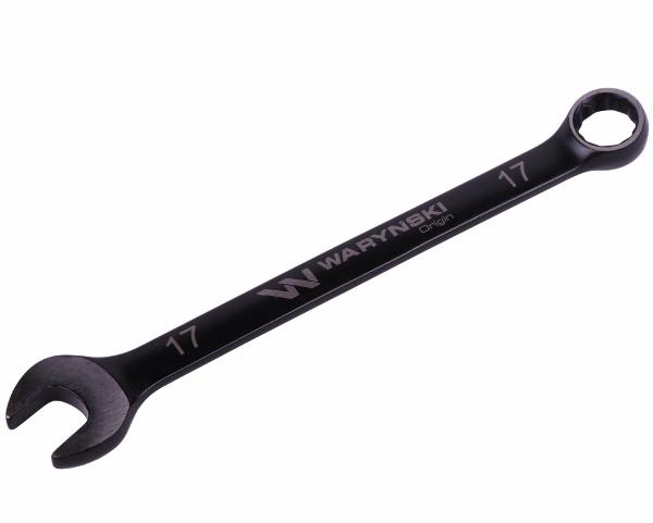 Klucz płasko-oczkowy 17 mm. CrV standard ASME B107-2010 Waryński
