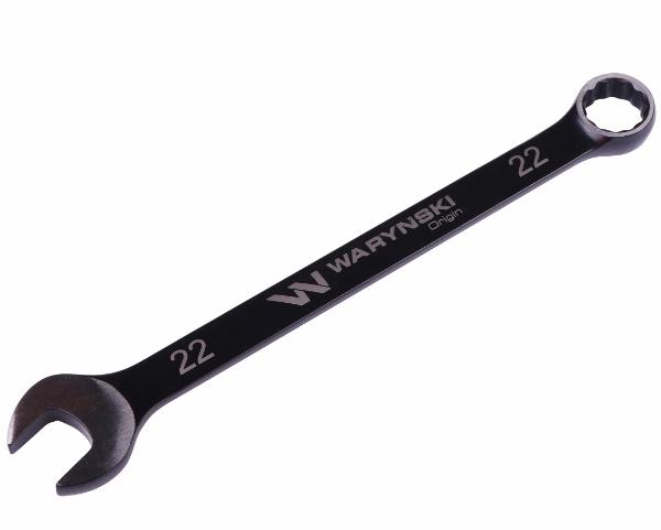 Klucz płasko-oczkowy 22 mm. CrV  standard ASME B107-2010 Waryński
