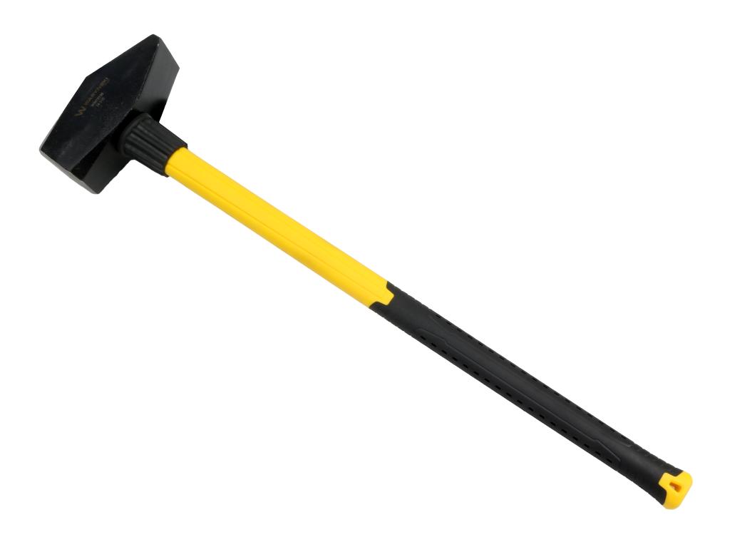 Młotek ślusarski, 10 kg bardzo ciężki z trzonkiem z włókna szklanego , do prac warsztatowych budowlanych, Waryński