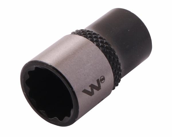 Nasadka dwunastokątna 1/4". 10 mm. CrV50BV30. DIN 3124. Waryński