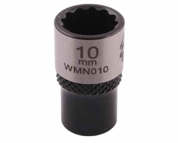Nasadka dwunastokątna 1/4". 10 mm. CrV50BV30. DIN 3124. Waryński