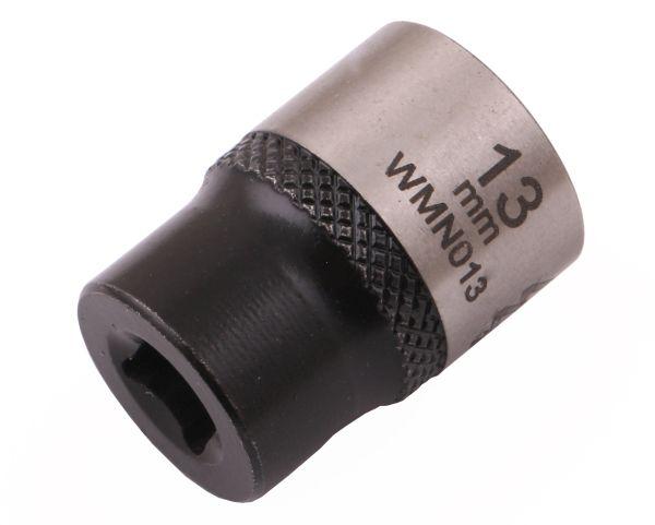 Nasadka dwunastokątna 1/4". 13 mm. CrV50BV30. DIN 3124. Waryński